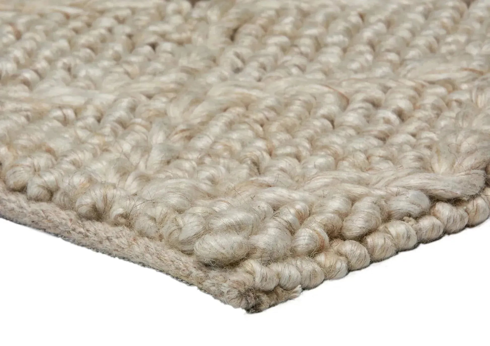 Jewels Bone Modern Wool Rug - RugSpot