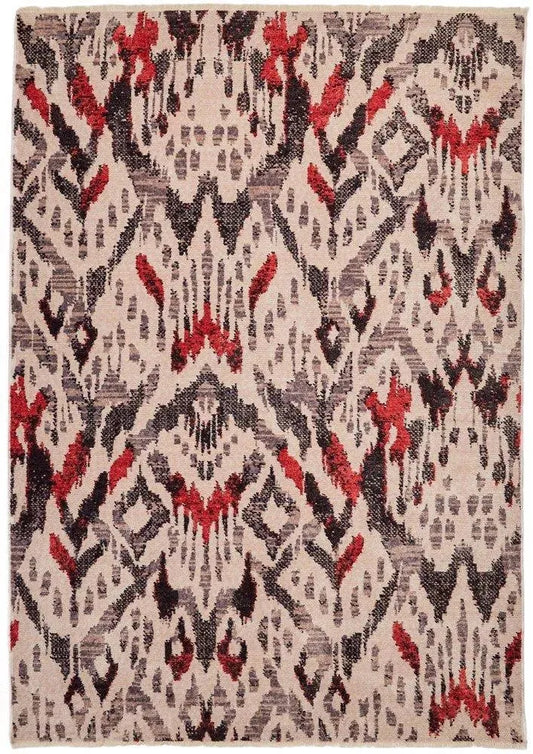 Kerabi 3 Grey Rug - RugSpot