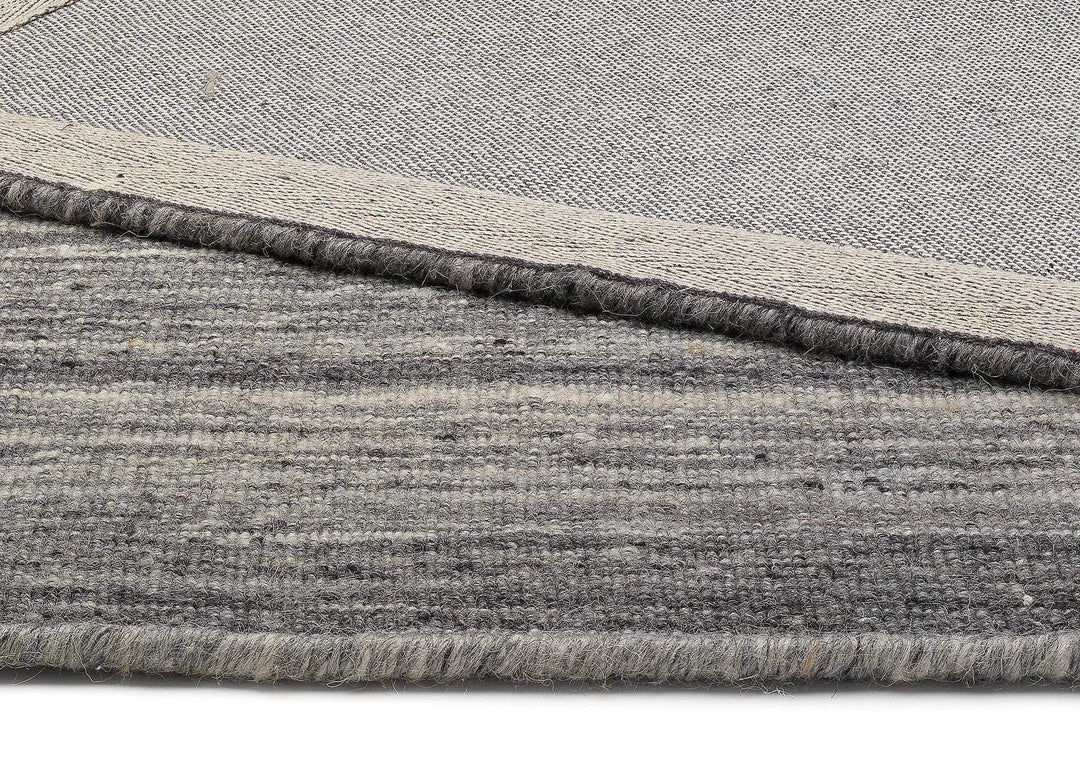 Loom Smoke Modern Wool Rug - RugSpot