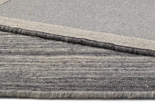 Loom Smoke Modern Wool Rug - RugSpot