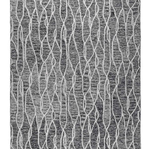 Loop 300 Grey Modern Wool Rug - RugSpot