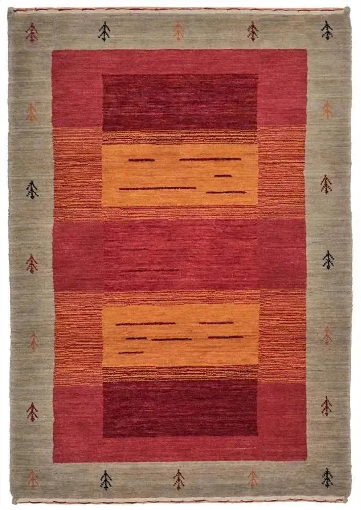 Lori 202 Red Gabbeh Wool Rug