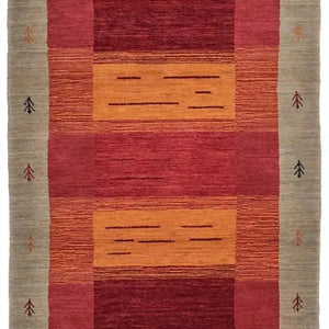 Lori 202 Red Gabbeh Wool Rug - RugSpot