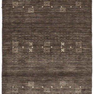 Lori 42 Grey Gabbeh Wool Rug - RugSpot