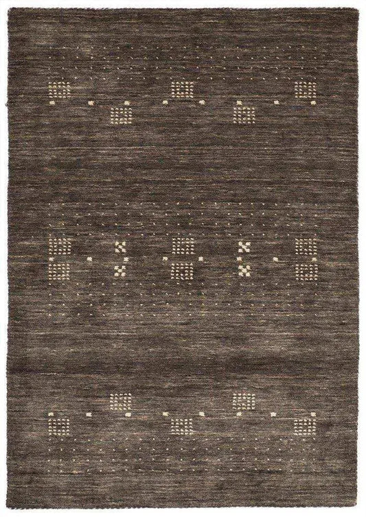 Lori 42 Grey Gabbeh Wool Rug - RugSpot