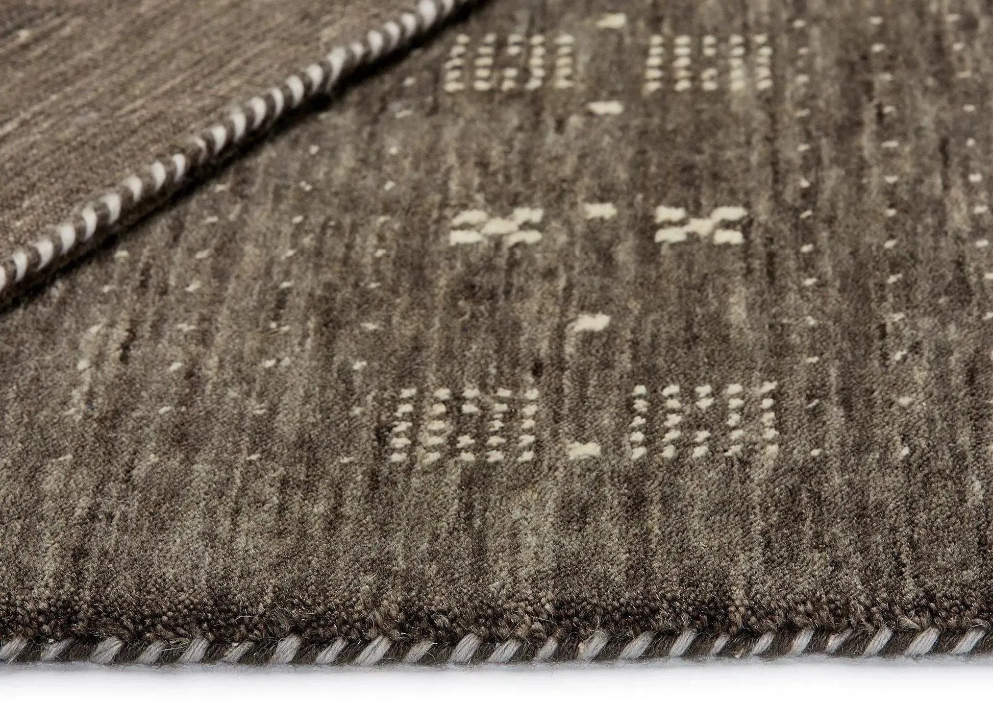 Lori 42 Grey Gabbeh Wool Rug - RugSpot