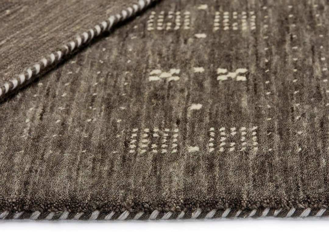 Lori 42 Grey Gabbeh Wool Rug - RugSpot