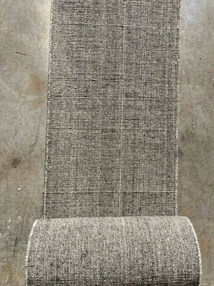 Mantra Taupe Wool Runner - RugSpot