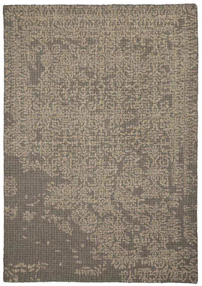 Matrix 653 Grey Wool Modern Rug - RugSpot