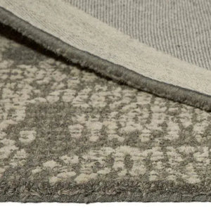 Matrix 653 Grey Wool Modern Rug - RugSpot