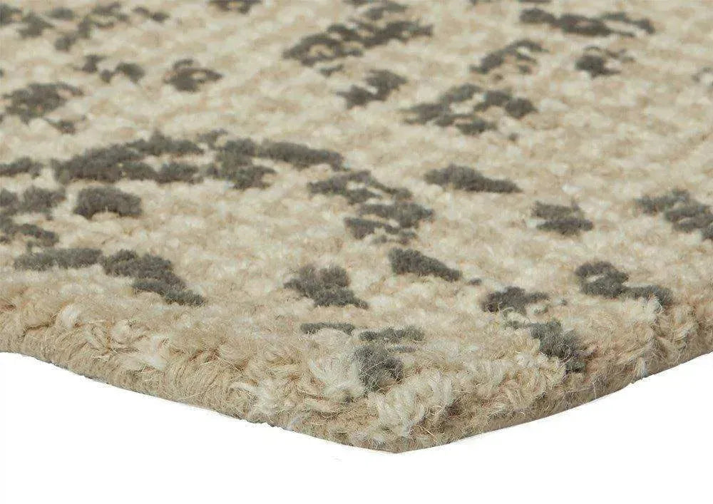 Matrix 658 Beige Wool Modern Rug - RugSpot