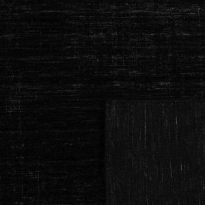 Midnight Black Modern Wool Rug - RugSpot