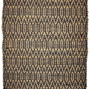 Minar Black Jute Rug - RugSpot