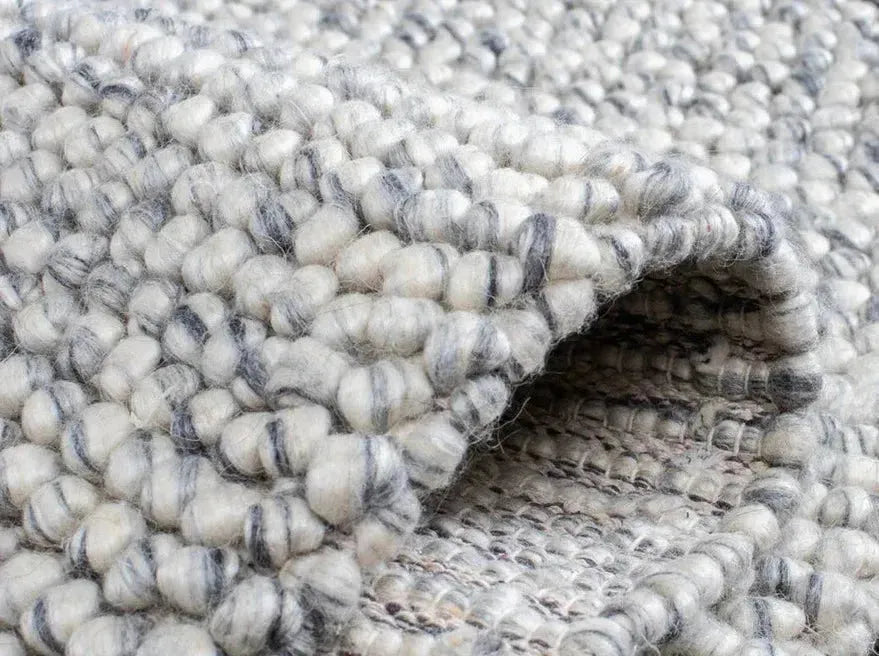 Rosella Grey Modern Wool Rug - RugSpot