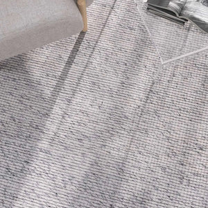 Oscar Silver Modern Wool Rug - RugSpot