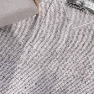 Oscar Silver Modern Wool Rug - RugSpot