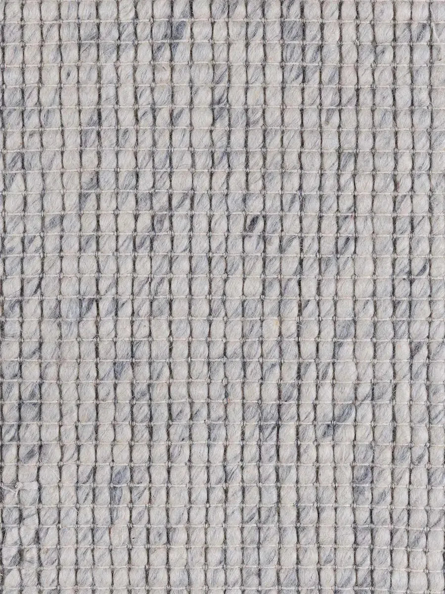 Oscar Silver Modern Wool Rug - RugSpot