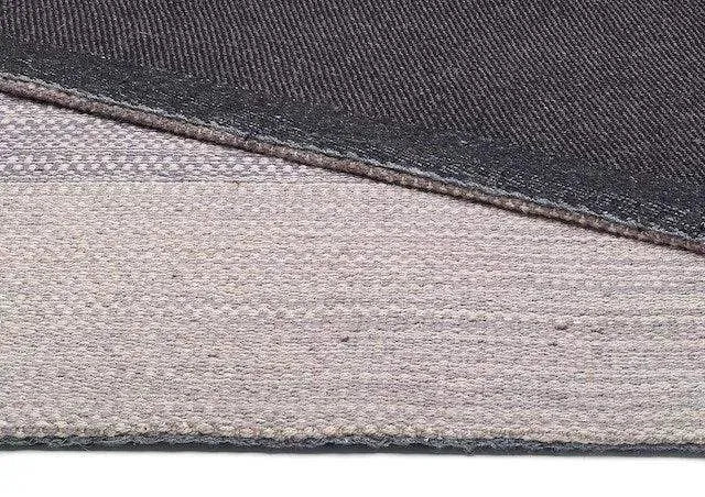 Oxford Grey Modern Cotton Rug - RugSpot