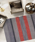 Oxford Grey Modern Cotton Rug - RugSpot