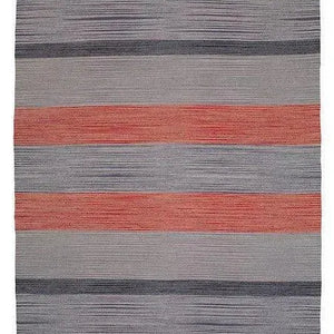 Oxford Grey Modern Cotton Rug - RugSpot