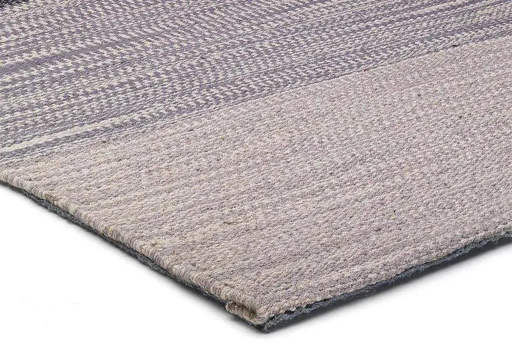 Oxford Grey Modern Cotton Rug - RugSpot