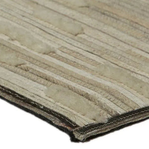 Parquet 400 Ivory Cowhide Rug - RugSpot