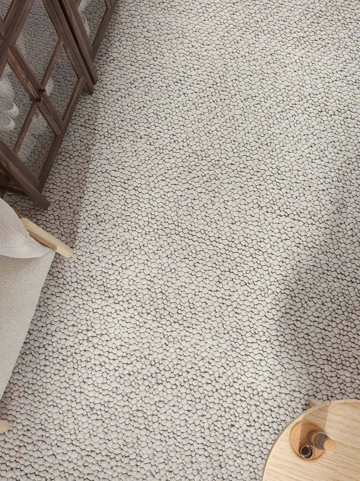 Pebbles Natural Wool Rug - RugSpot