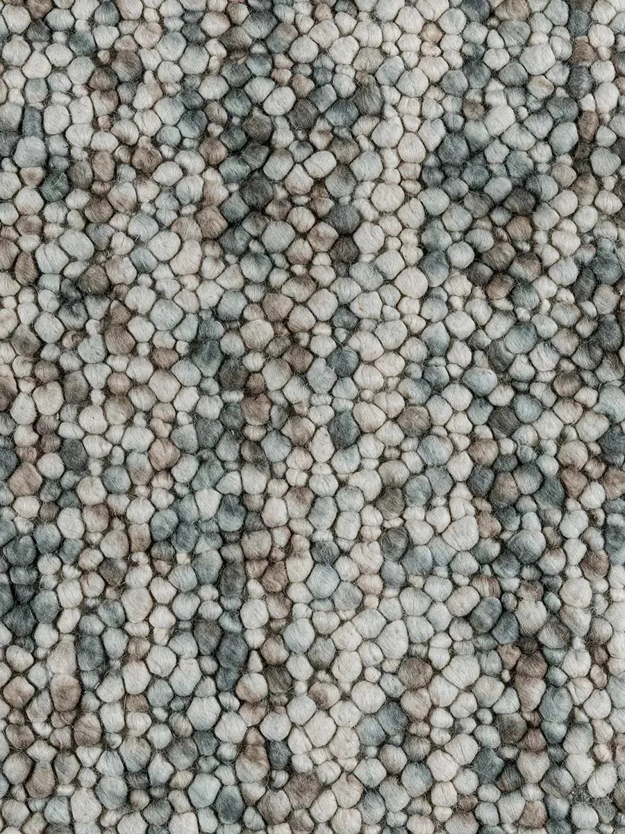 Pebbles Ocean Wool Rug - RugSpot