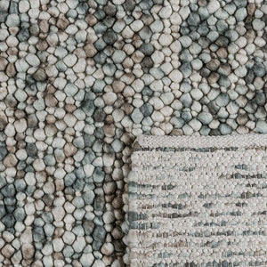 Pebbles Ocean Wool Rug - RugSpot