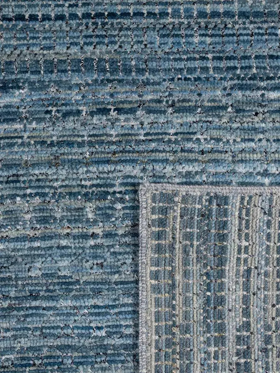 Perry 652 Aqua Modern Wool Rug - RugSpot