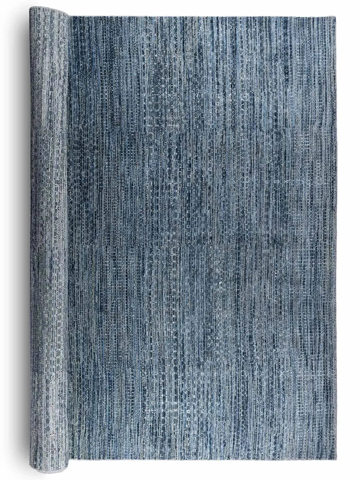 Perry 652 Aqua Modern Wool Rug - RugSpot