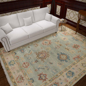 Persiana 226 Sage Traditional Wool Rug - RugSpot