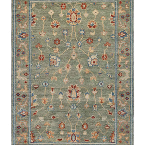 Persiana 240 Green Traditional Wool Rug - RugSpot