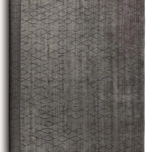 Polar 217 Grey Modern Wool Rug - RugSpot