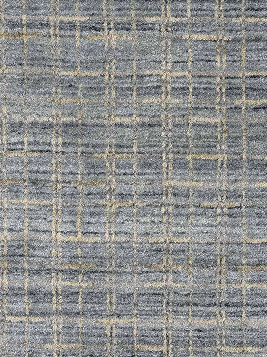 Polar 256 Blue Modern Wool Rug - RugSpot
