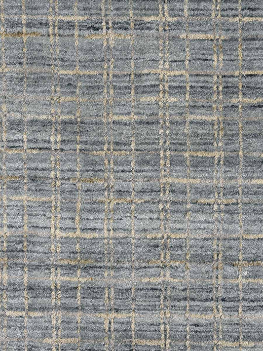 Polar 256 Blue Modern Wool Rug - RugSpot