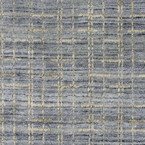 Polar 256 Blue Modern Wool Rug - RugSpot