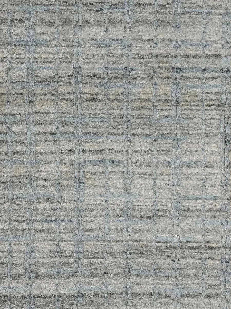 Polar 257 Silver Modern Wool Rug - RugSpot