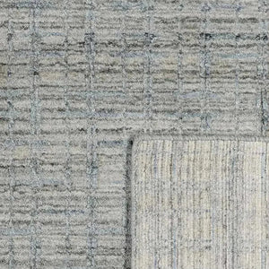 Polar 257 Silver Modern Wool Rug - RugSpot