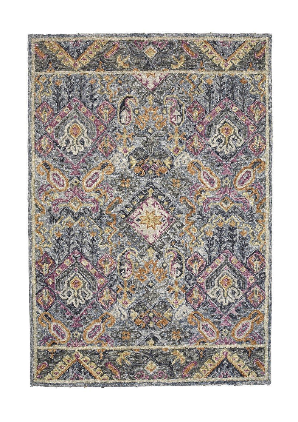 Polo 337 Multi Modern Wool Rug - RugSpot