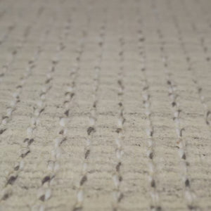 Cable Latte Modern Wool Rug