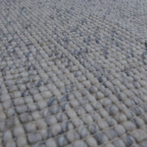 Oscar Silver Modern Wool Rug