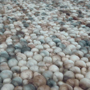 Pebbles Ocean Wool Rug