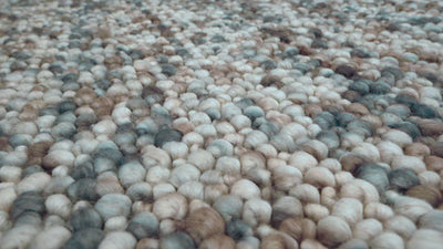 Pebbles Ocean Wool Rug