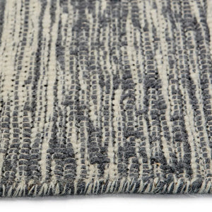 Pronto Grey Modern Wool Rug - RugSpot