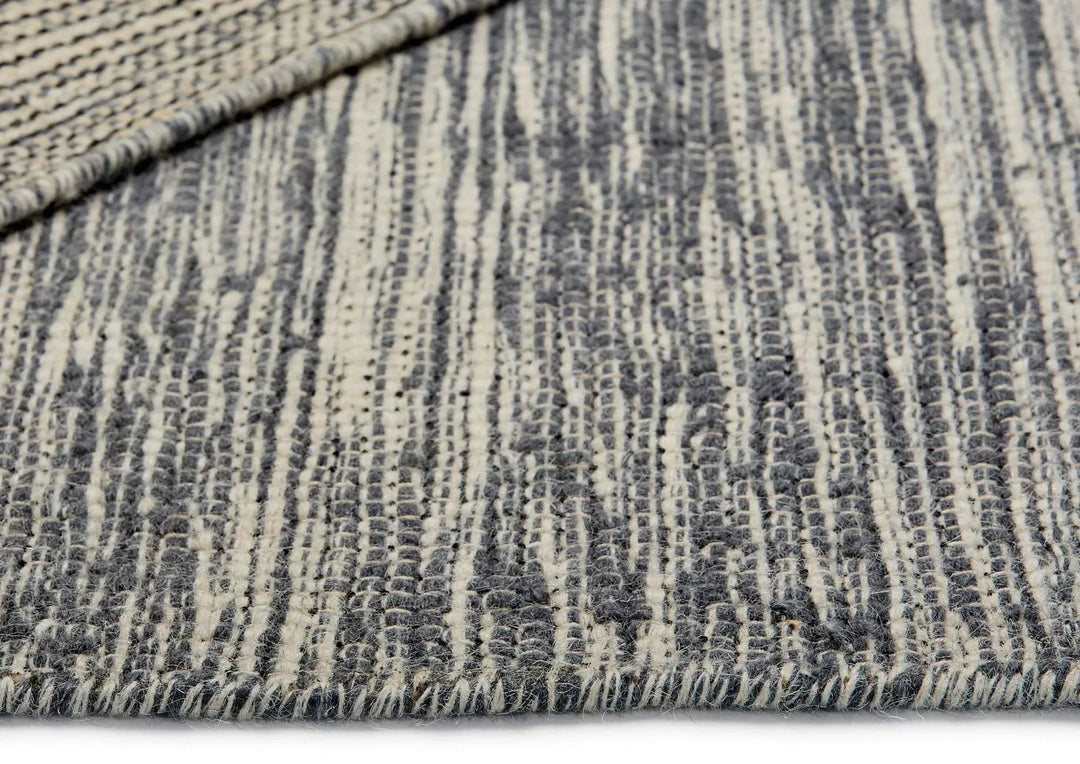 Pronto Grey Modern Wool Rug - RugSpot