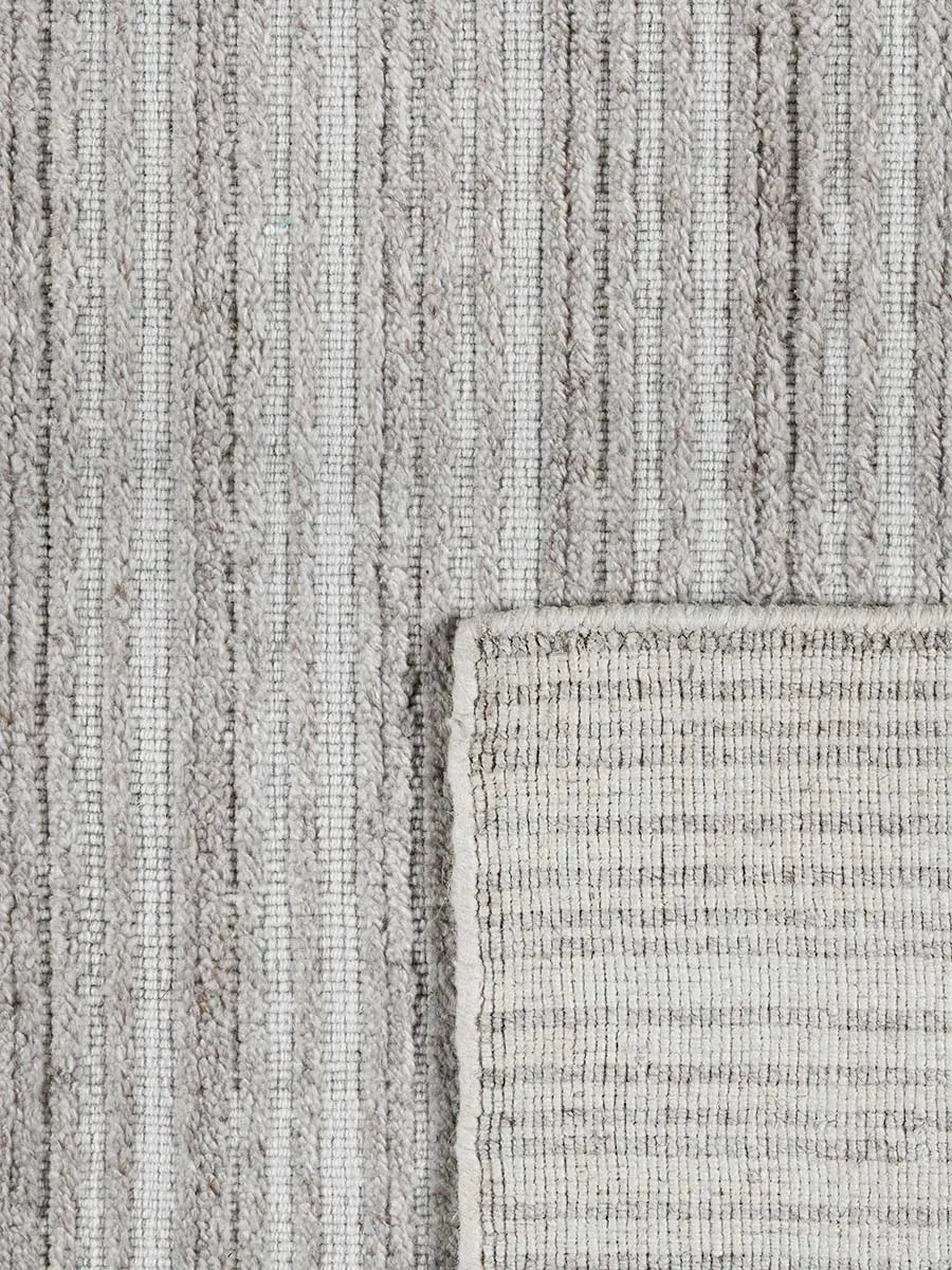 Raja Latte Modern Wool Rug - RugSpot