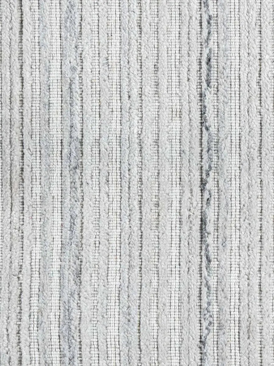 Raja Silver Modern Wool Rug - RugSpot