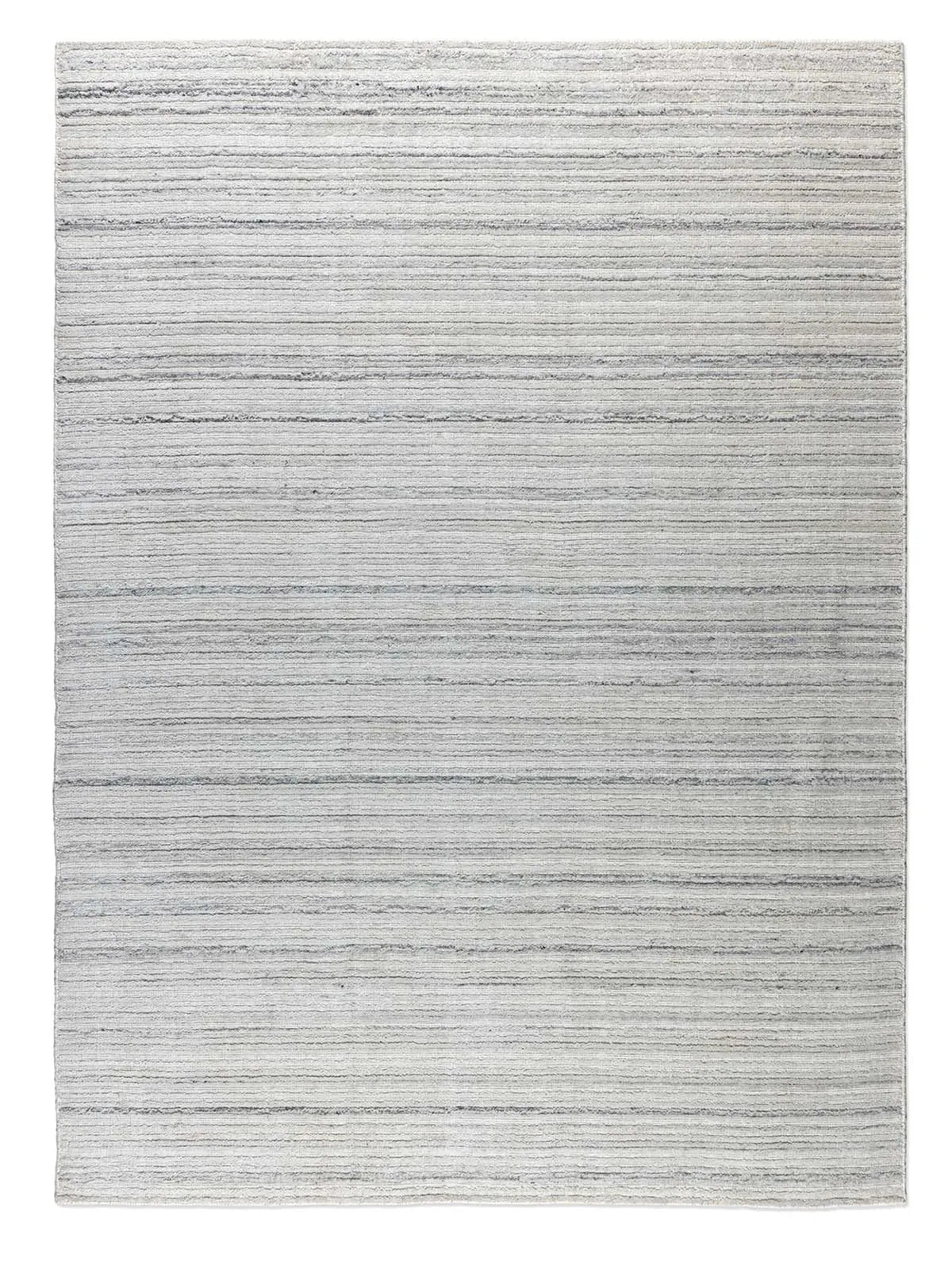 Raja Silver Modern Wool Rug - RugSpot