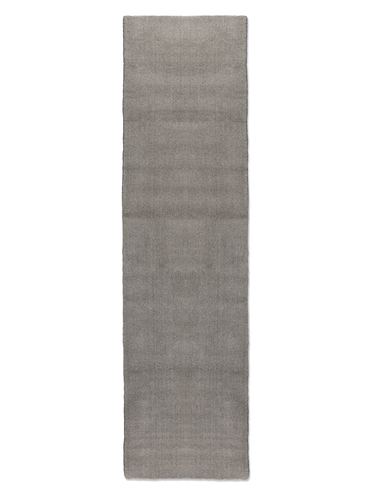 Retro Grey Modern Wool Runner - RugSpot